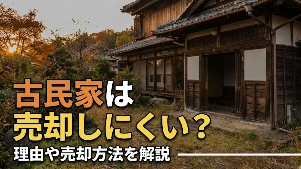 古民家は売却しにくい？理由や売却方法を解説の画像