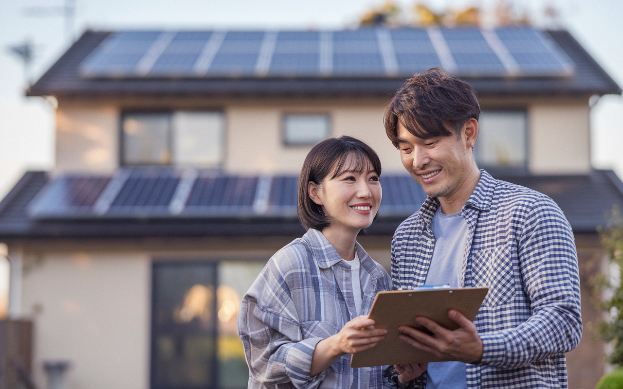 戸建てに太陽光をリースで導入するメリットは？費用や売電の仕組みもわかりやすく解説の画像