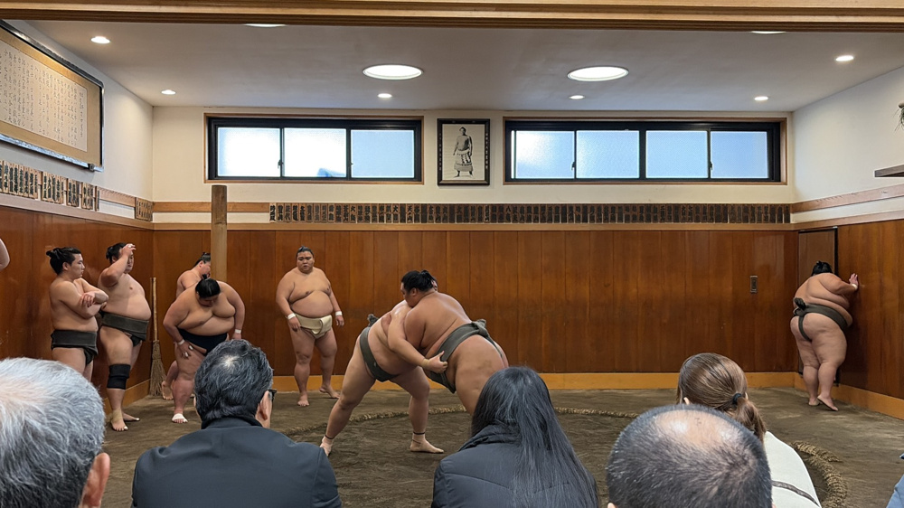 留学生が体験した日本文化 時津風部屋・朝稽古から学ぶ相撲の心の画像