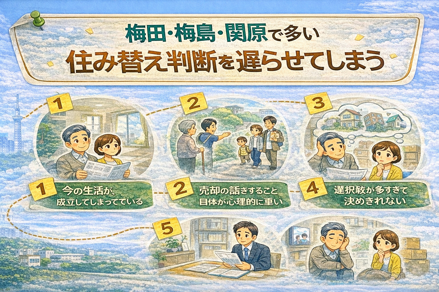 梅田・梅島・関原で住み替え判断が遅れやすい理由を解説する画像