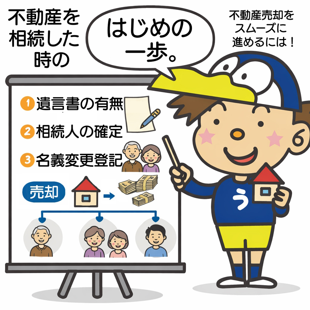 相続した不動産の売却手続きは何から始める？流れや必要書類を簡単にご紹介の画像