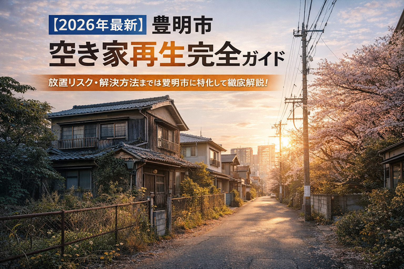 【2026年最新】豊明市の空き家問題を解決する完全ガイドの画像