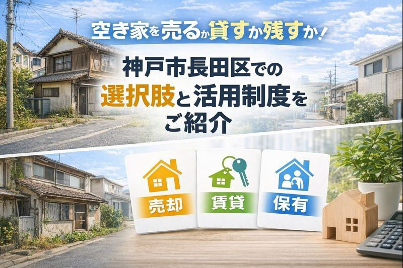 空き家を売るか貸すか残すか迷う方へ！神戸市長田区での選択肢と活用制度をご紹介の画像