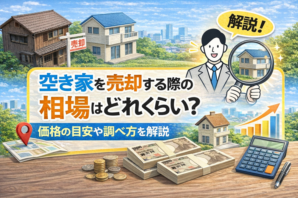 空き家を売却する際の相場はどれくらい？価格の目安や調べ方を解説の画像