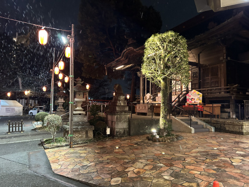 初雪！初詣！の画像