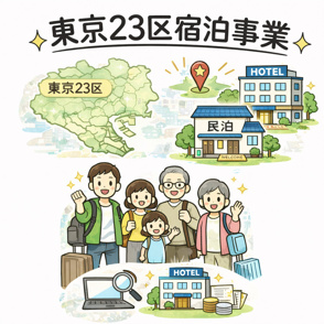 東京23区における宿泊事業（民泊・簡易宿所）規制強化の動きと2026年の影響の画像