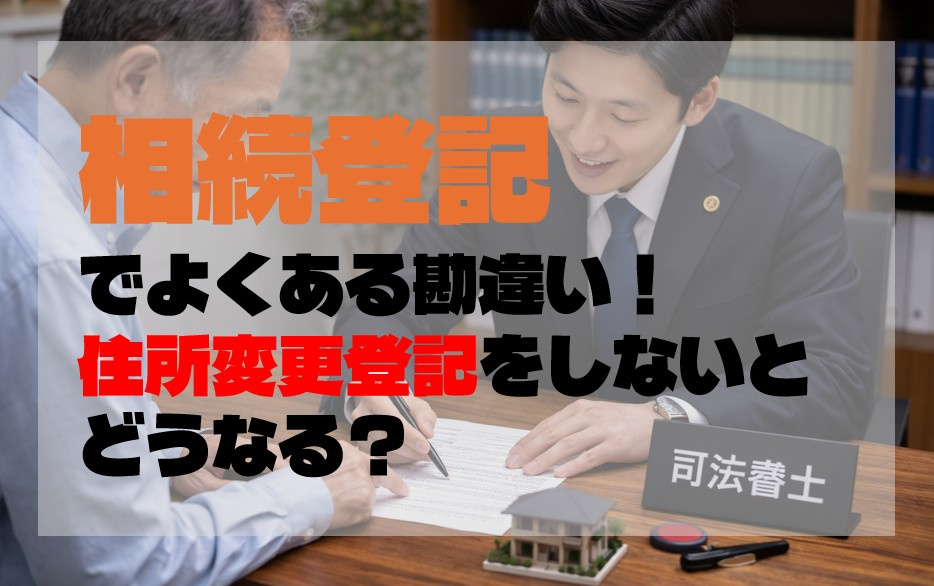 相続登記でよくある勘違い！住所変更登記をしないとどうなる？の画像