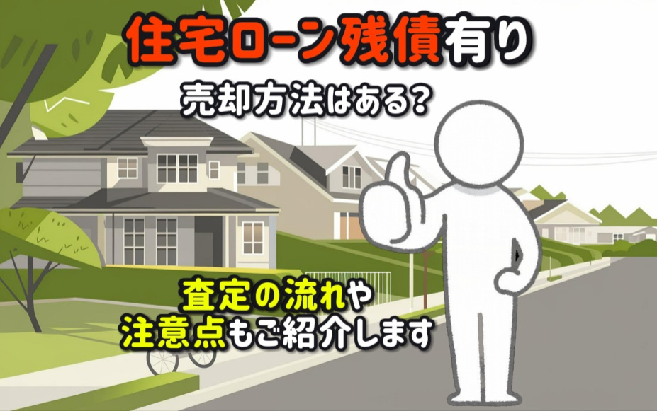 住宅ローン残債有りでも売却方法はある?査定の流れや注意点も紹介の画像