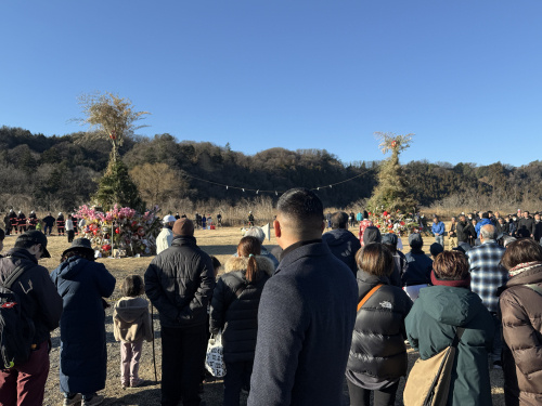 羽村市・宮の下公園のお焚き上げへ行ってきましたの画像