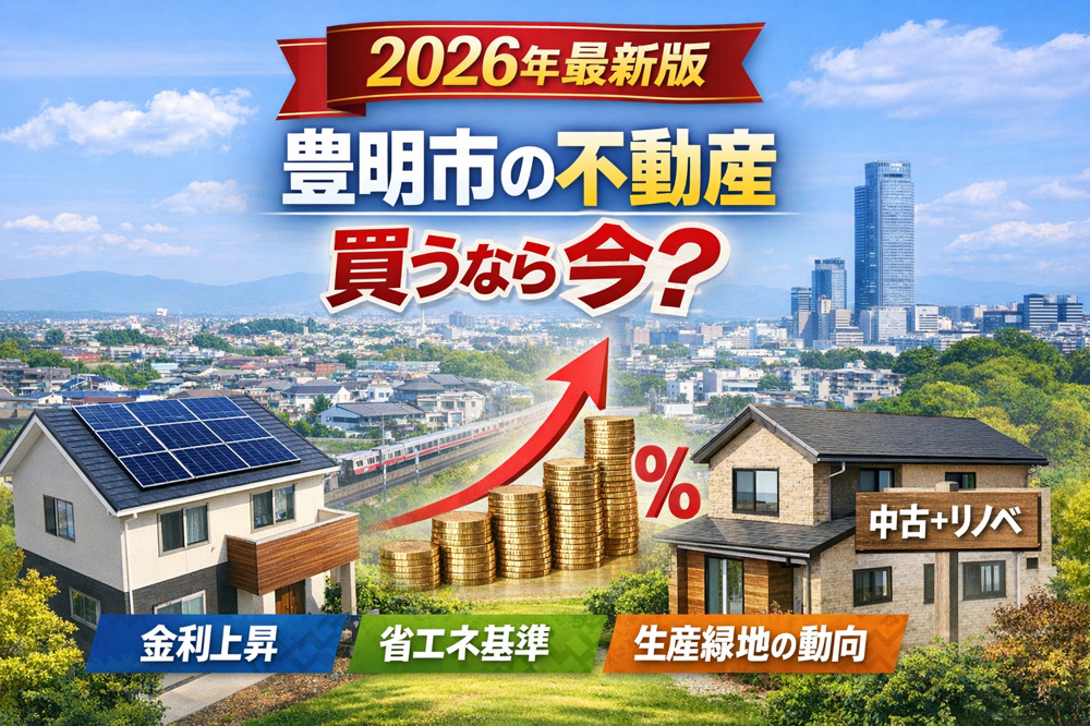 【2026年最新版】豊明市で不動産を購入するなら今？プロが教える市場動向と失敗しない購入戦略の画像