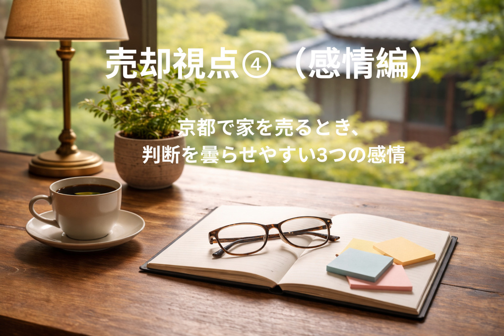 京都で家を売るとき、判断を曇らせやすい3つの感情の画像