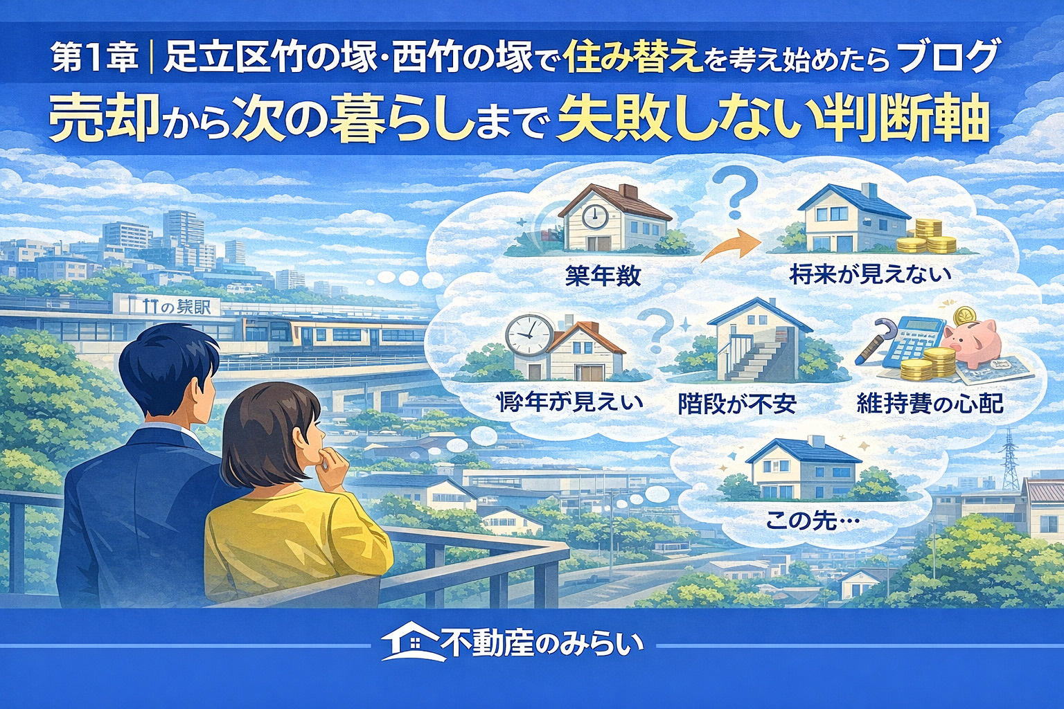 足立区竹の塚・西竹の塚で住み替えを考え始めた違和感