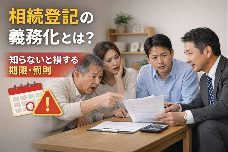 相続登記の義務化とは？知らないと損する期限・罰則・不動産売却への影響の画像