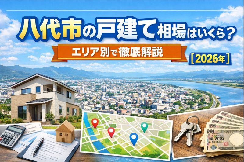 【2026年】八代市の戸建て相場はいくら？エリア別で徹底解説の画像