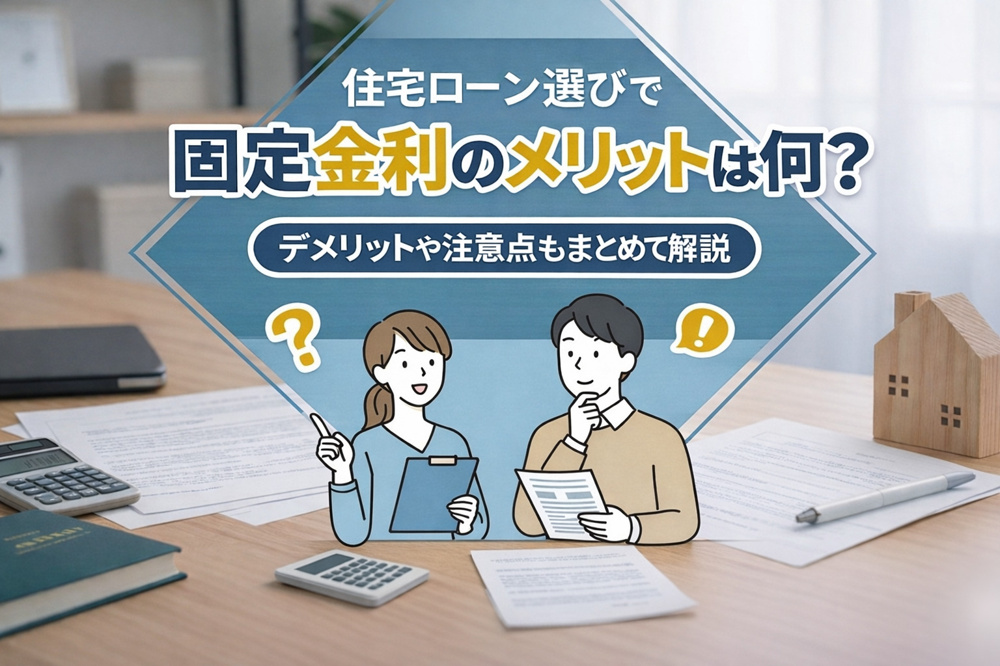 住宅ローン選びで固定金利のメリットは何？デメリットや注意点もまとめて解説の画像