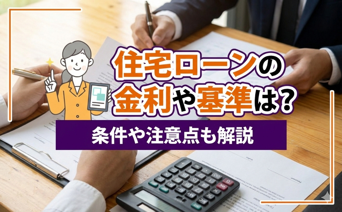 住宅ローンの金利や審査の基準は？条件や注意点も解説の画像