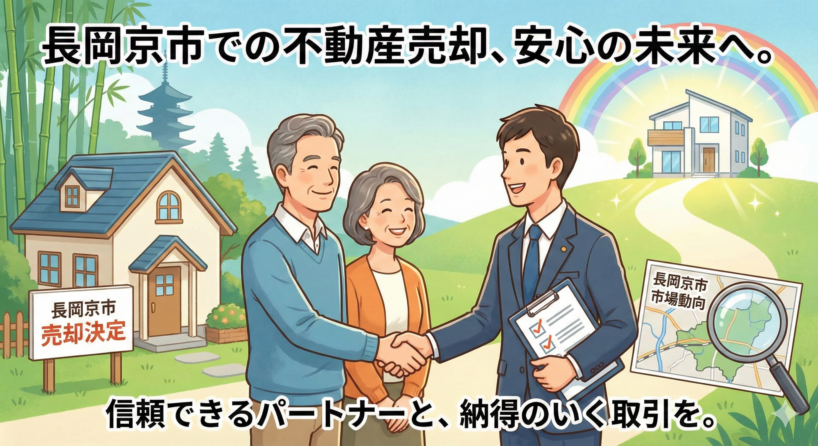 長岡京市で不動産会社の選び方に迷う方へ！売却時に知っておきたいポイントを紹介の画像