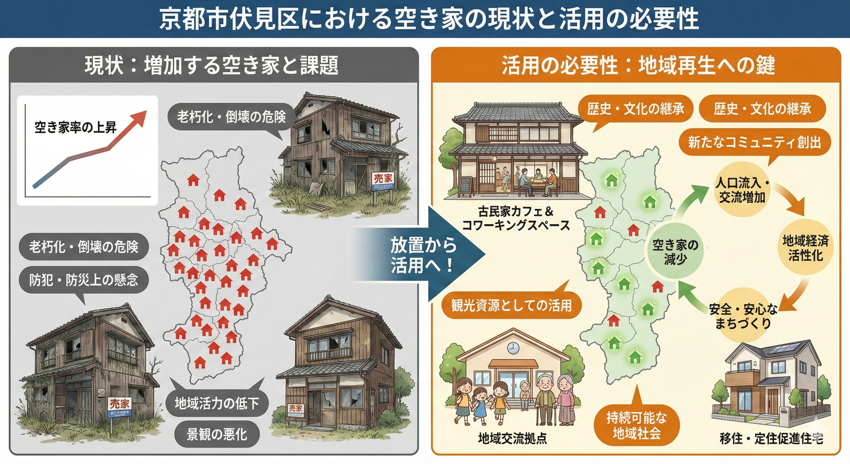 京都市伏見区で空き家を活用する方法は？リフォームや相談先も紹介の画像