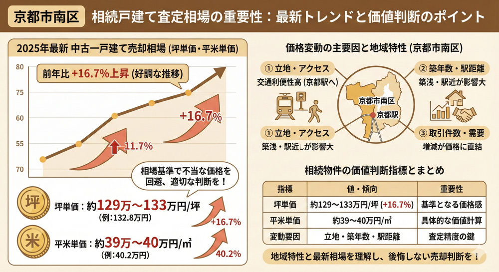 京都市南区で家の相続をした方必見 査定や相場のポイントを紹介の画像