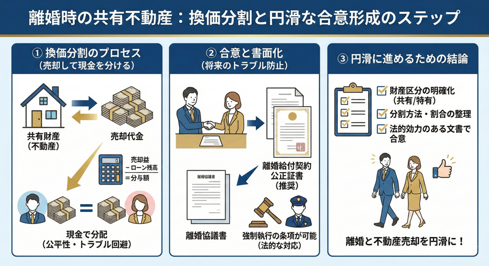 離婚時の不動産売却で失敗しないコツは？アドバイスと注意点をまとめて紹介の画像