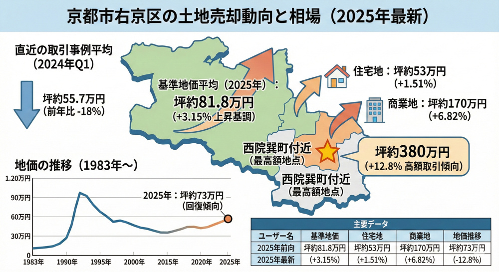 右京区で土地売却を検討中の方必見！査定ポイントを押さえて納得の取引を実現の画像