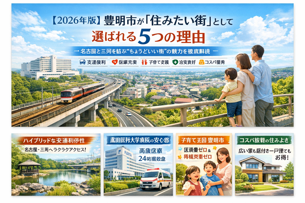 【2026年版】豊明市が「住みたい街」として選ばれる5つの理由の画像