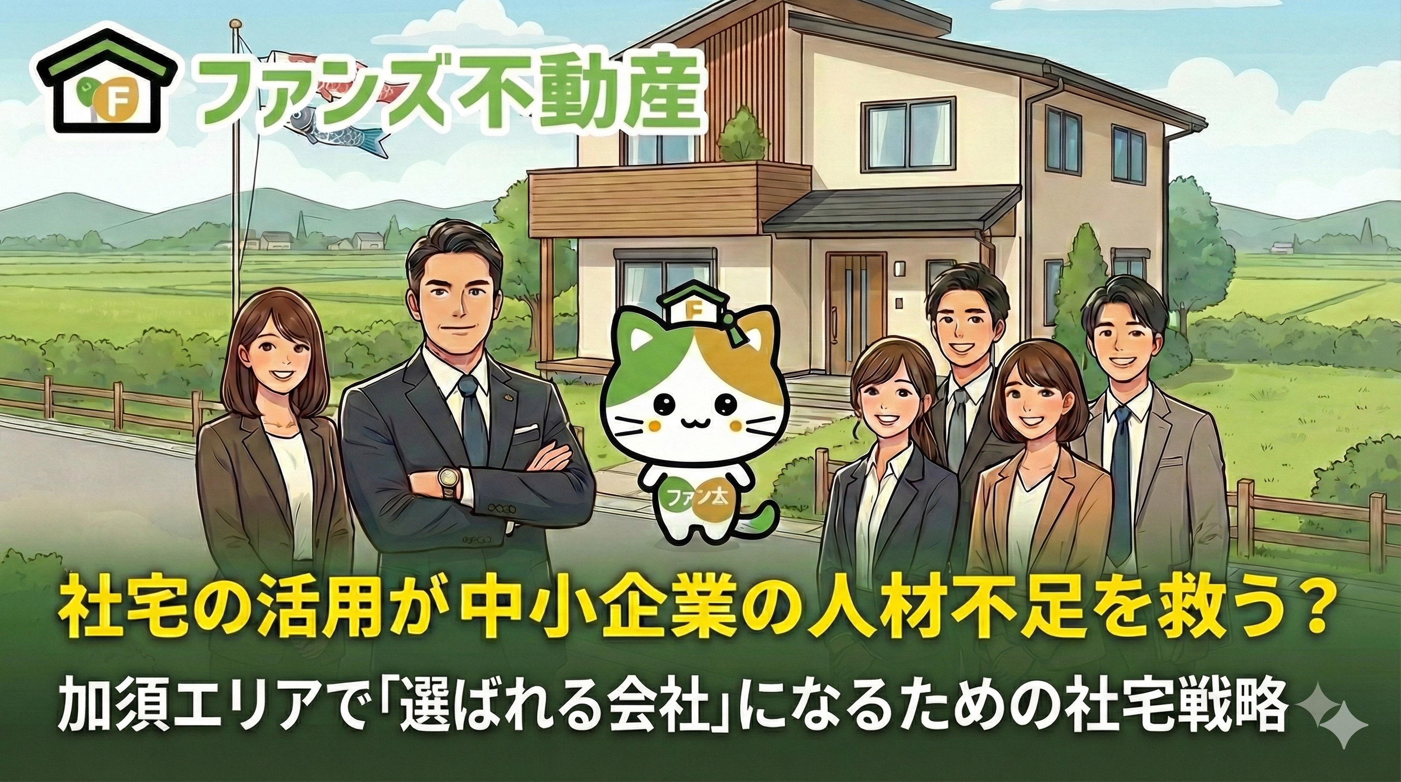社宅の活用が中小企業の人材不足を救う？加須エリアで「選ばれる会社」になるための社宅戦略の画像
