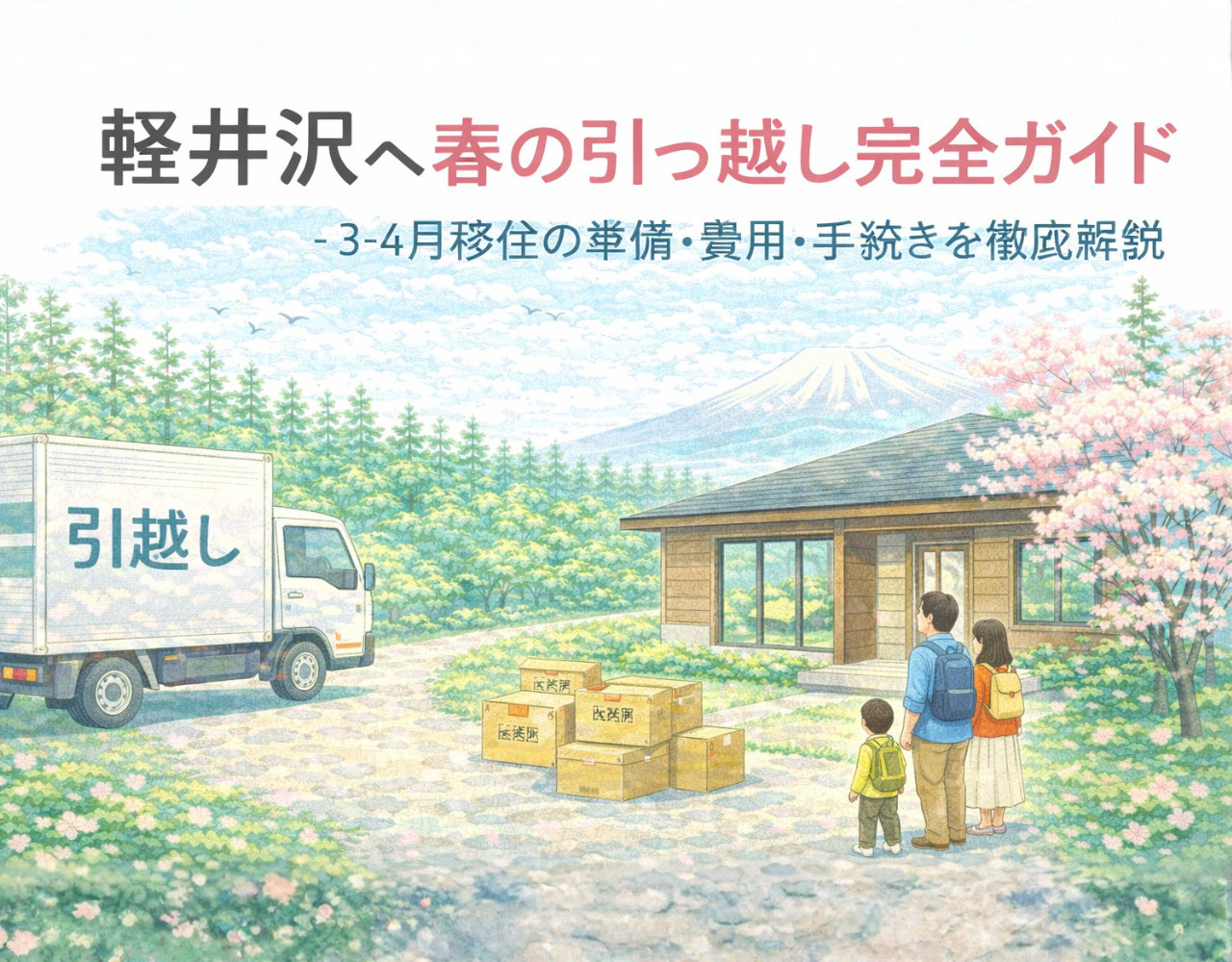 【2026年春】軽井沢へ春の引っ越し完全ガイドの画像