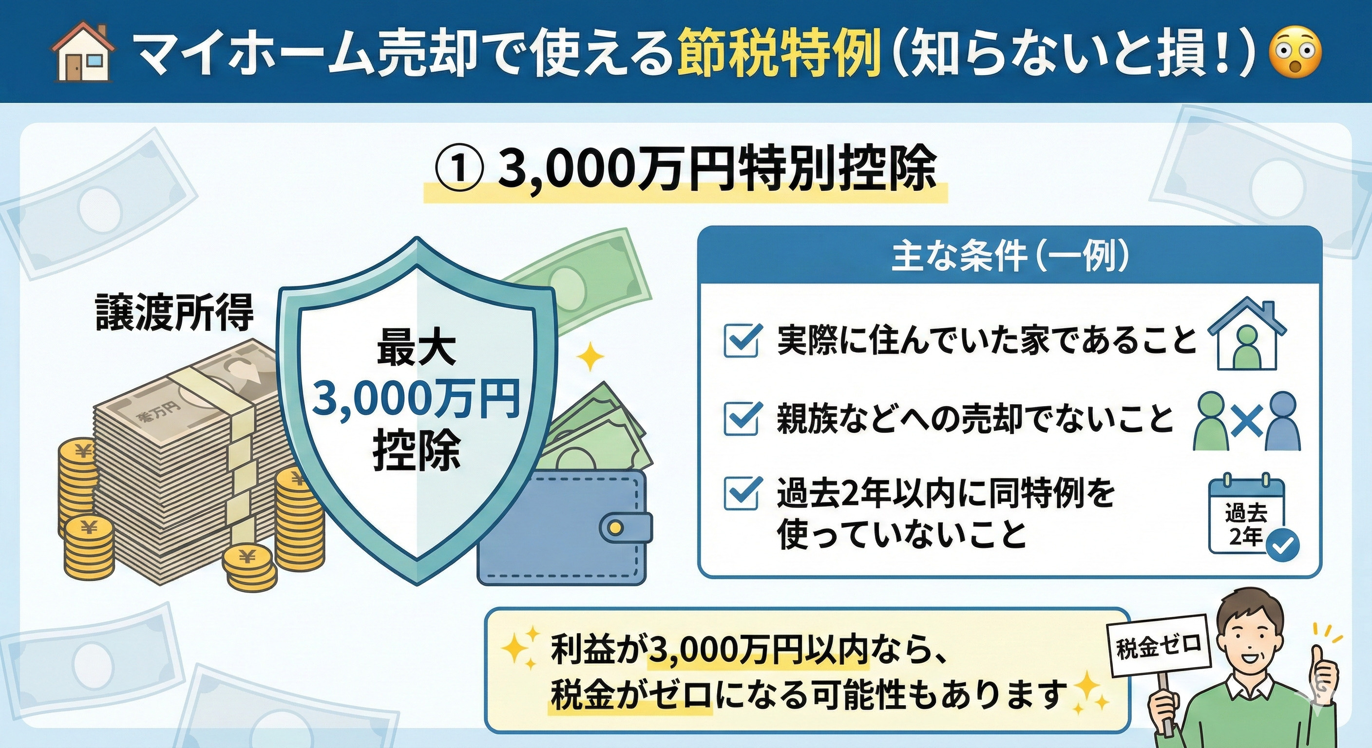 不動産売却で絶対に知っておきたい税金の基本 向日市で後悔しないための譲渡所得税と節税ポイントの画像