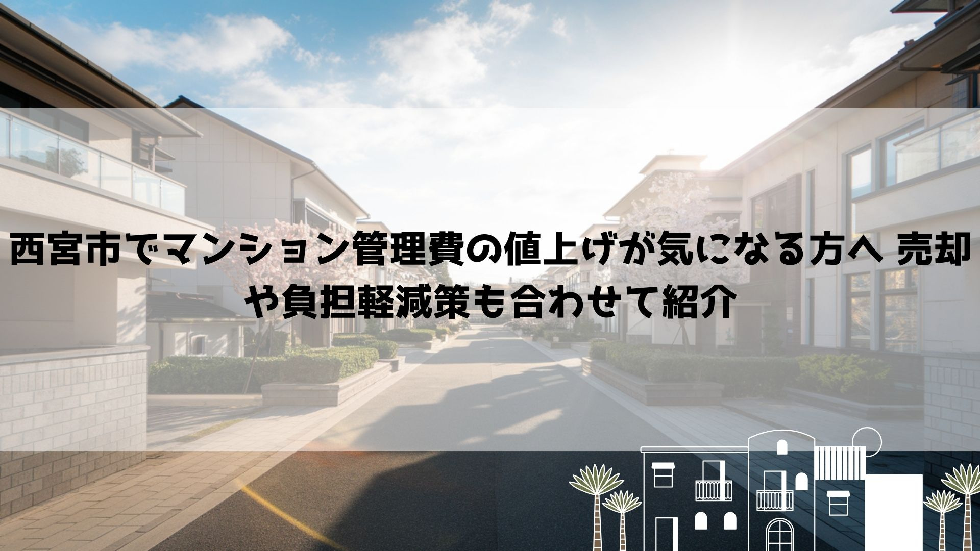 西宮市でマンション管理費の値上げが気になる方へ 売却や負担軽減策も合わせて紹介の画像