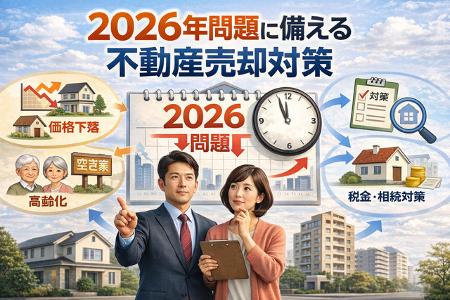 不動産売却で２０２６年問題に備えるには？対策や準備の手順を紹介の画像