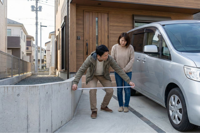 建売住宅の駐車場に必要な広さ