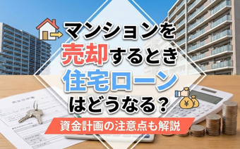 マンションを売却するとき住宅ローンはどうなる?資金計画の注意点も解説の画像
