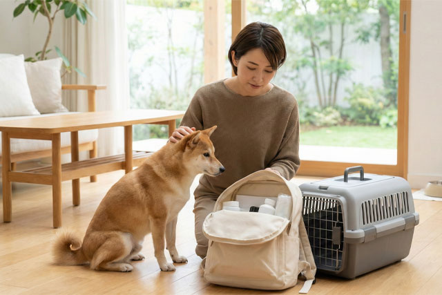 災害発生時におけるペットとの同行避難