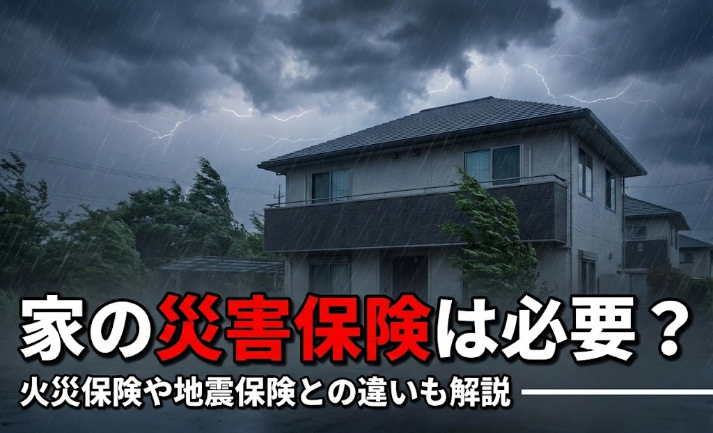 家の災害保険は必要？火災保険や地震保険との違いも解説の画像