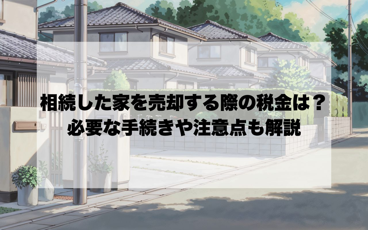 宝塚市で相続した家を売却する際の税金は？必要な手続きや注意点も解説の画像