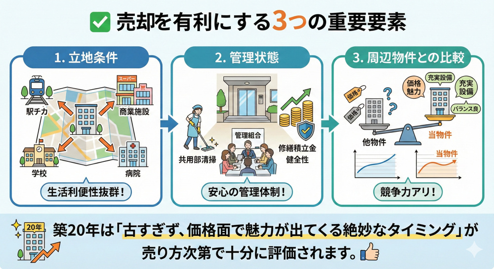 【京都市南区】築20年マンションは売れる？ 価値を落とさず売却するための現実的な考え方と実践ポイントの画像