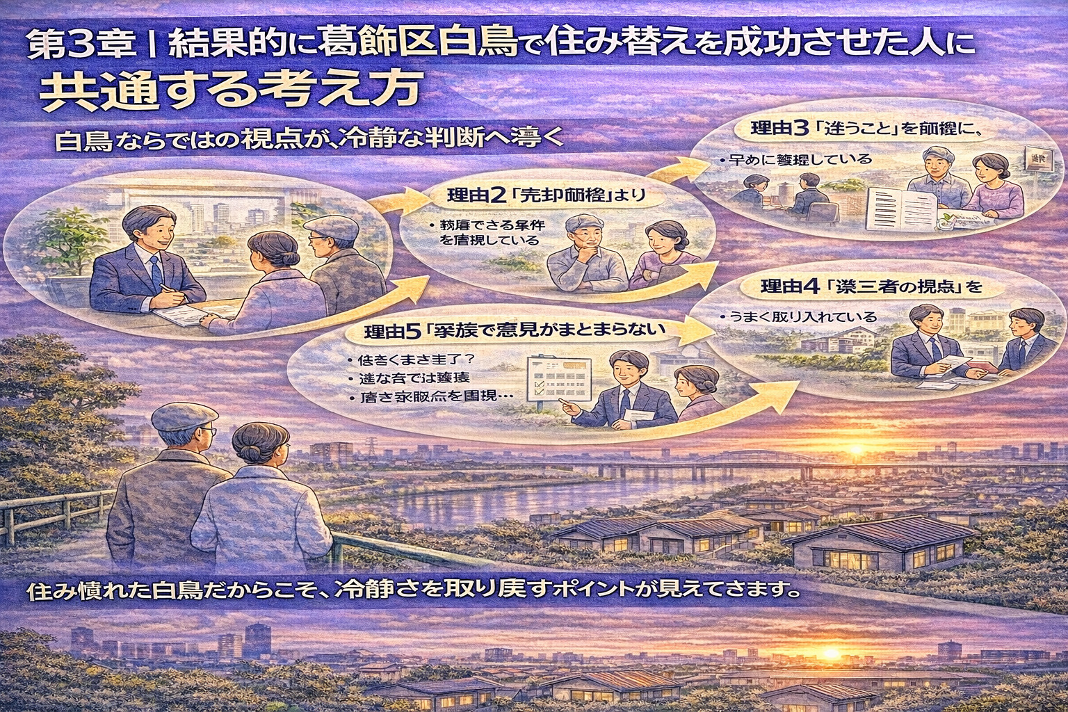 葛飾区白鳥で住み替えを成功させた人の考え方