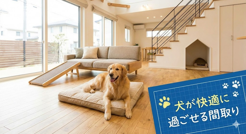犬が快適に過ごせる間取りの工夫とは？暮らしを豊かにするアイデアを紹介の画像