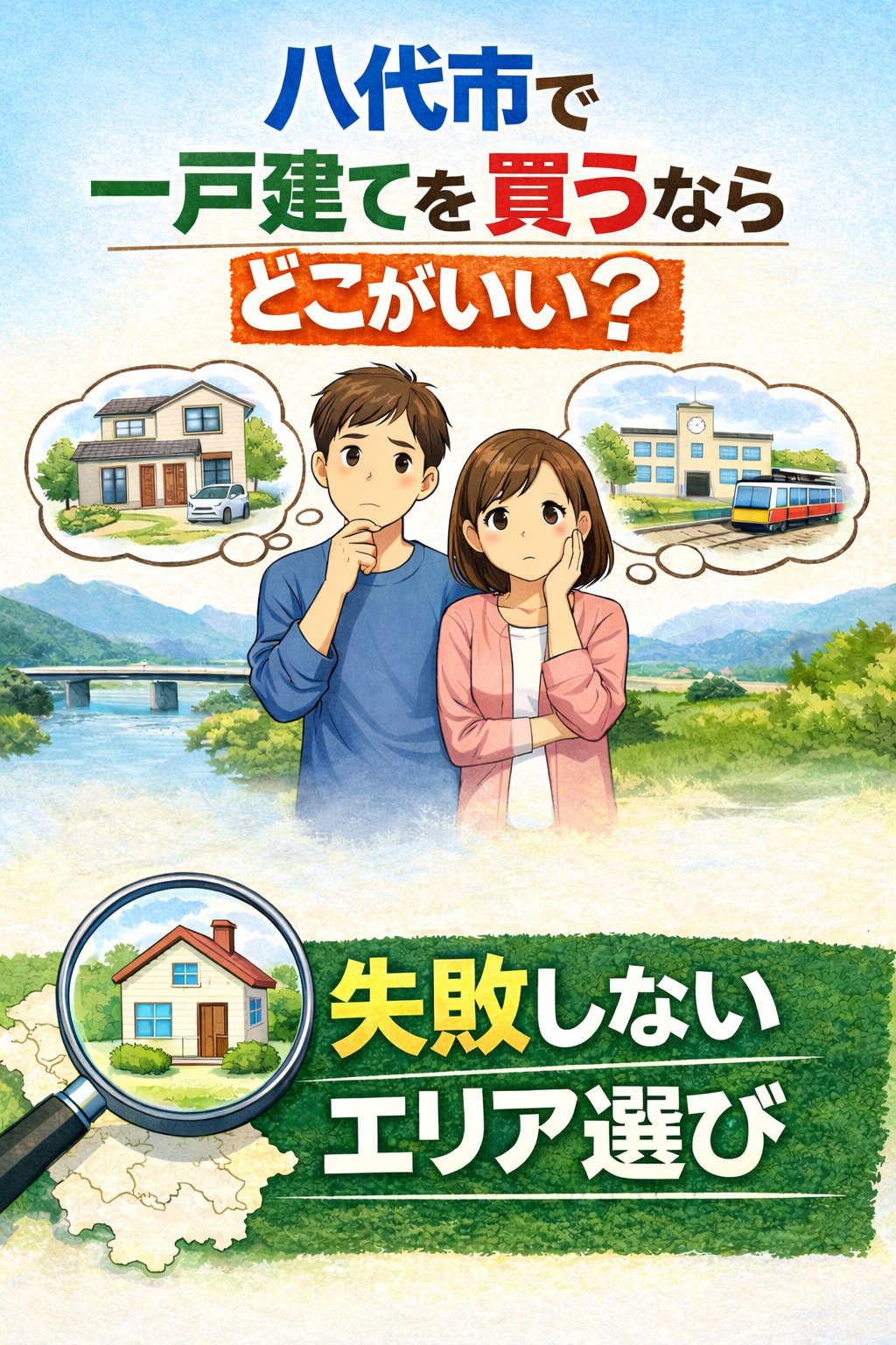 八代市で一戸建てを買うならどこがいい？失敗しないエリア選びの画像