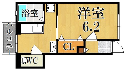 メゾンド・アイリス 間取り Plan A（サンプル）
