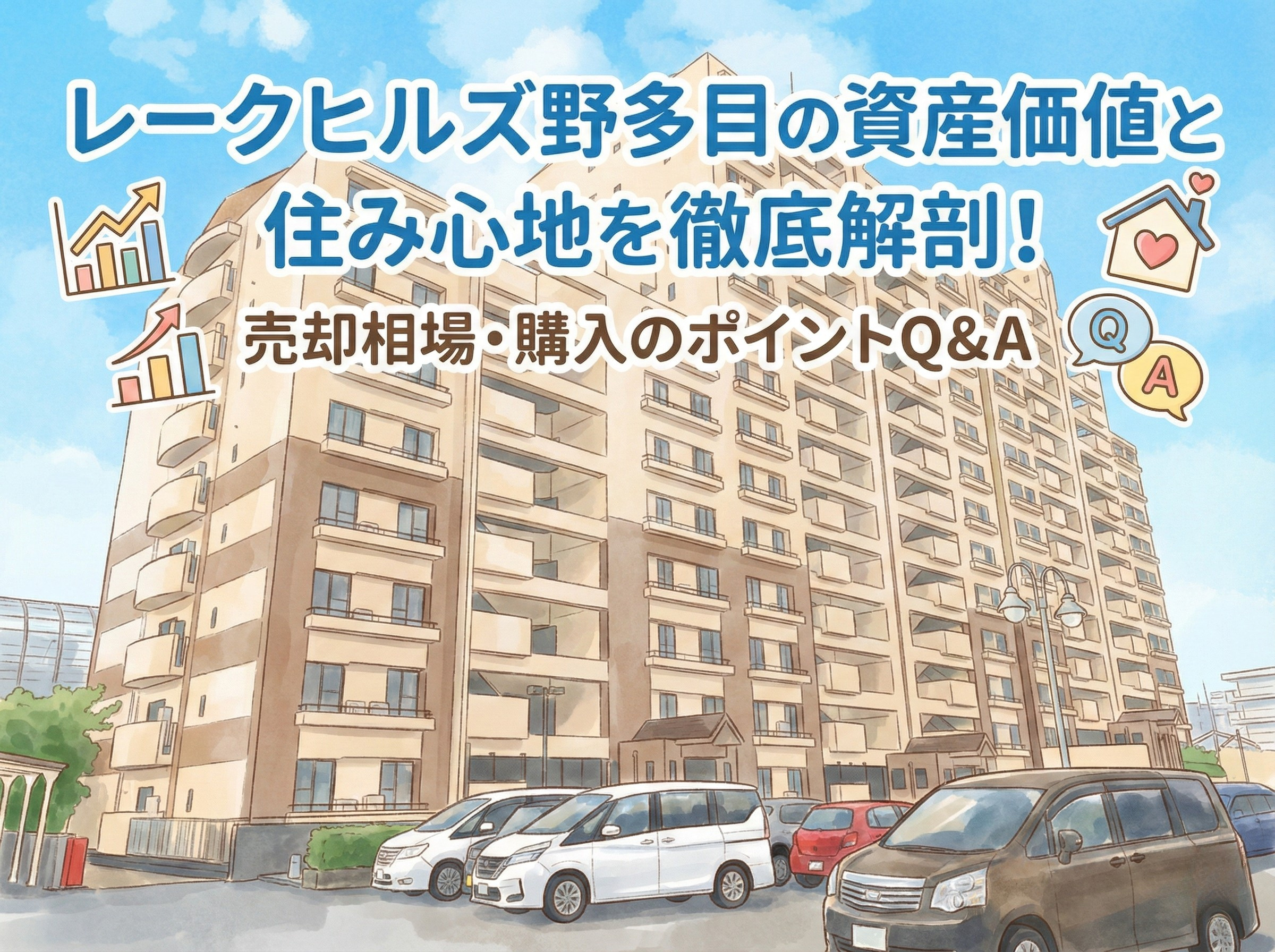 【福岡市南区】レークヒルズ野多目の資産価値と住み心地を徹底解剖！売却相場・購入のポイントQ&Aの画像