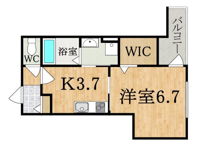 PLAN D 間取り図イメージ