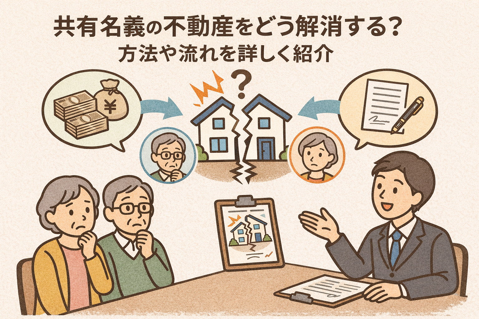 共有名義の不動産をどう解消する?方法や流れを詳しく紹介の画像