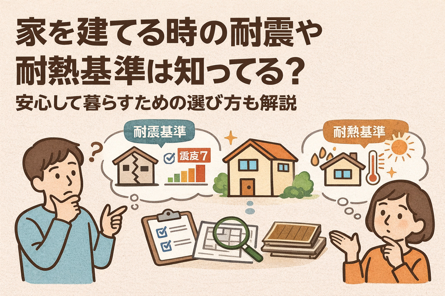 家を建てる時の耐震や耐熱基準は知ってる？安心して暮らすための選び方も解説の画像