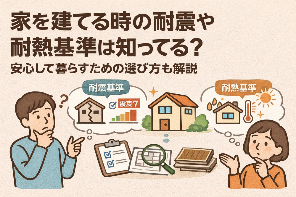 家を建てる時の耐震や耐熱基準は知ってる？安心して暮らすための選び方も解説の画像