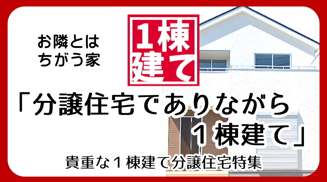 【碧南市の新築一戸建て】分譲住宅でありながら１棟建て特集｜三幸住宅株式会社の画像