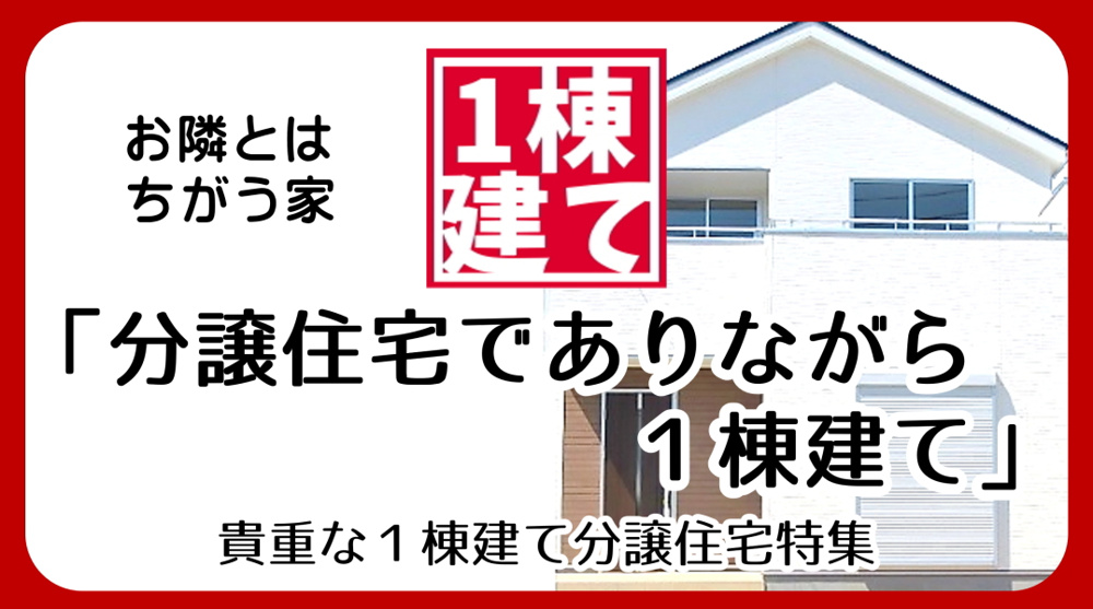 【碧南市の新築一戸建て】分譲住宅でありながら１棟建て特集｜三幸住宅株式会社の画像