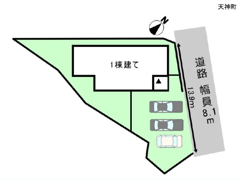 天神町　配置図