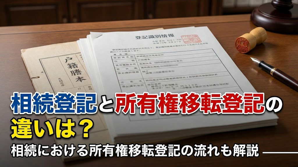 相続登記と所有権移転登記の違いは？相続における所有権移転登記の流れも解説の画像
